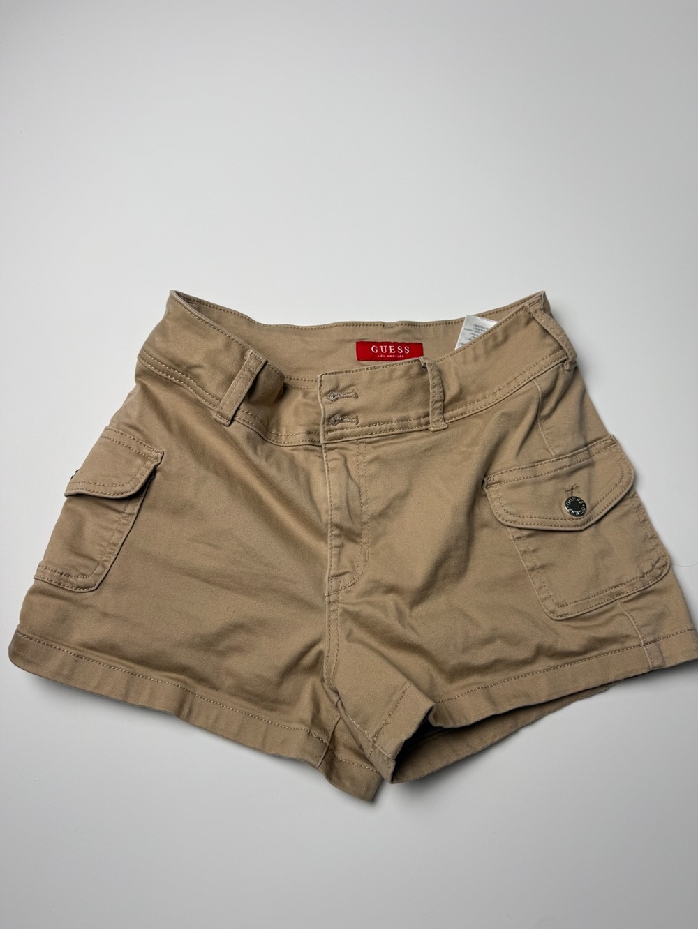 GUESS Khaki Cargo Shorts for Women